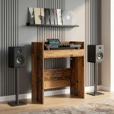 vidaXL Πίνακας DJ Παλαιωμένο ξύλο 62x45x102cm Επεξεργασμένο Ξύλο 1 τεμ.