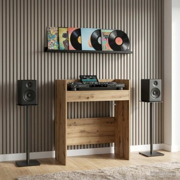 vidaXL Πίνακας DJ Artisan Δρυς 62x45x102cm Επεξεργασμένο Ξύλο 1 τεμ.