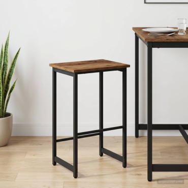 vidaXL Μπαρ σκαμπό Παλαιωμένο ξύλο 40x32x74cm Επεξεργασμένο Ξύλο