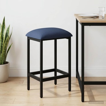 vidaXL Μπαρ σκαμπό Μπλε 40x32x74cm Επεξεργασμένο Ξύλο