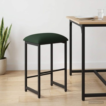 vidaXL Μπαρ σκαμπό Σκούρο Πράσινο 40x32x74cm Επεξεργασμένο Ξύλο