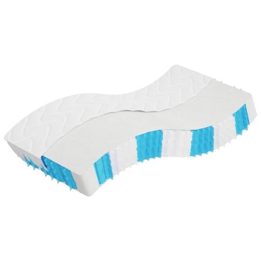 vidaXL Στρώμα με Pocket Springs Μεσαία Σκληρότητα 80x200cm 1 τεμ. - Μονό