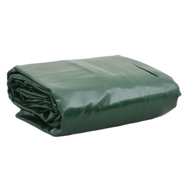 vidaXL Τέντα 650g / m² Πράσινο 4 x 7 m Καμβάς με επικάλυψη PVC