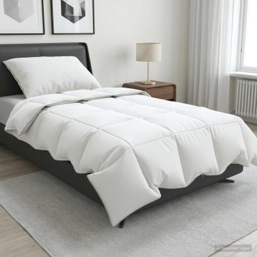 vidaXL Σετ πάπλωμα 90% χήνας FULDA 2 τμχ. 152 x 203 cm Καλοκαίρι Λευκό