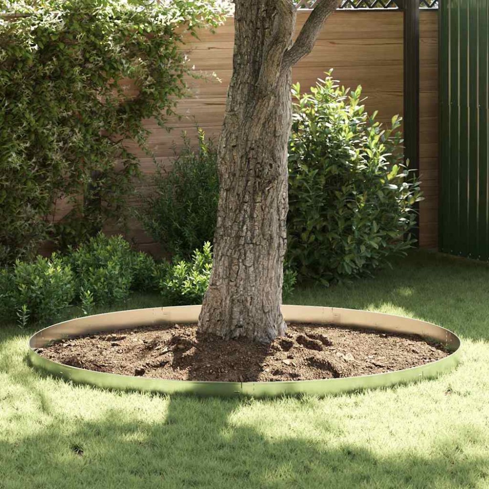 vidaxl Φράχτης Γκαζόν 100 x 14 x 0.07 εκ Γαλβανισμένο Χάλυβα