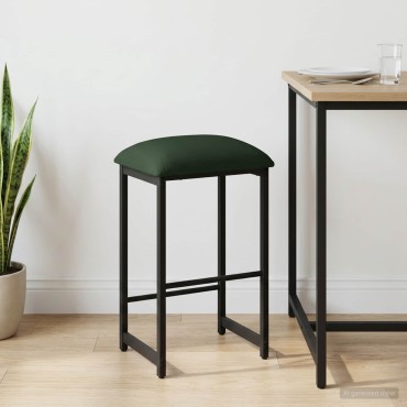 vidaXL Μπαρ σκαμπό Σκούρο Πράσινο 40x32x64cm Επεξεργασμένο Ξύλο