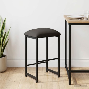 vidaXL Μπαρ σκαμπό Σκούρο Γκρι 40x32x64cm Επεξεργασμένο Ξύλο
