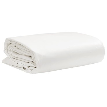 vidaXL Τέντα 650g / m² Λευκό 5 x 5 m Καμβάς με επικάλυψη PVC