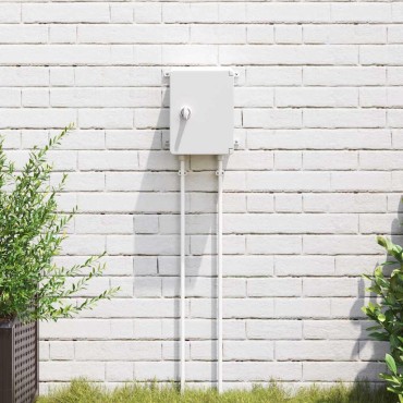 vidaXL Ντουλάπι Ελέγχου Γκρι 25 x 13 x 24 εκ ΑΒΣ Πλαστικό