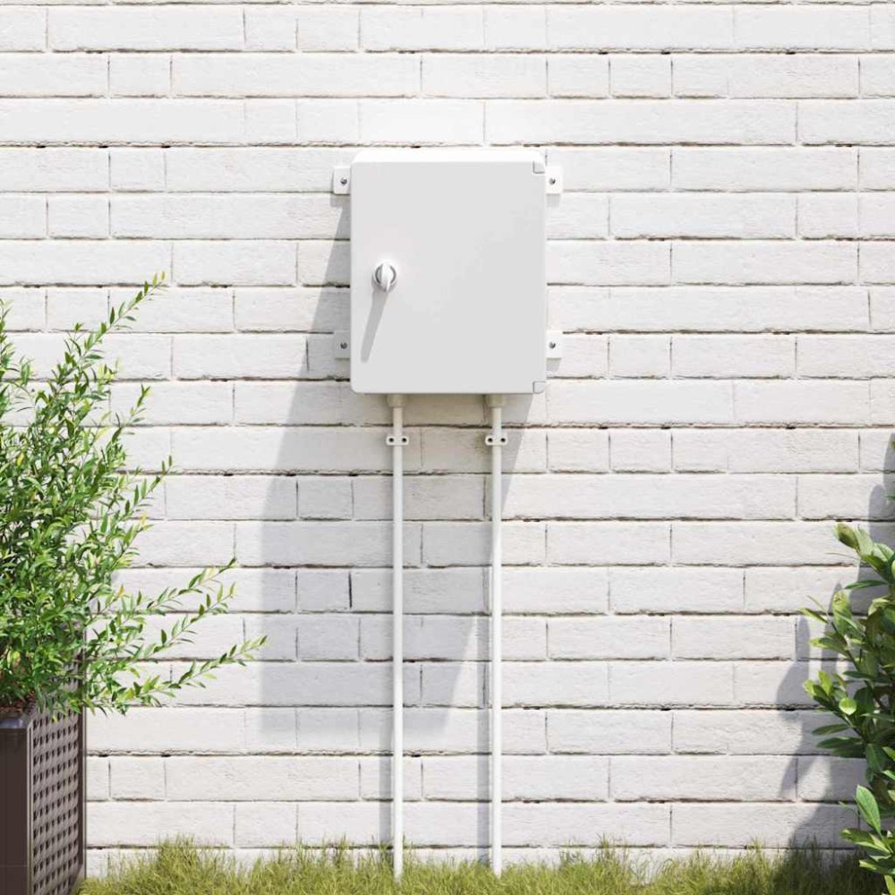vidaXL Ντουλάπι Ελέγχου Γκρι 32 x 13 x 30 εκ ΑΒΣ Πλαστικό