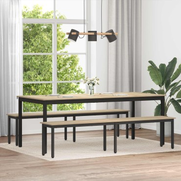 vidaXL παγκάκι Sonoma Δρυς 200x35x45cm Επεξεργασμένο Ξύλο