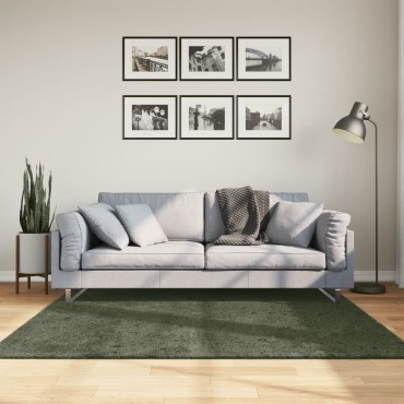 vidaXL Χαλί HUARTE με Κοντό Πέλος Μαλακό/ Πλενόμενο 160x160cm