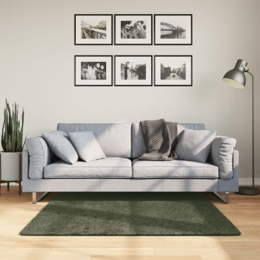 vidaXL Χαλί HUARTE με Κοντό Πέλος Μαλακό/ Πλενόμενο 120x120cm