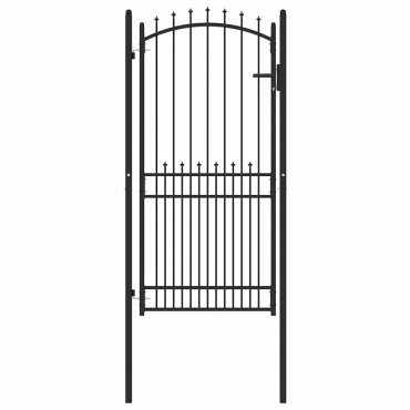 vidaXL Πύλη Φράχτη με Ακίδες EMMEN 104 x 147 cm Κλειδώσιμο