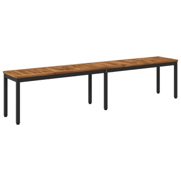 vidaXL Παγκάκι κήπου 201x35x45cm Στερεό Ξύλο Ακακίας Ορθογώνιος 1 τεμ.
