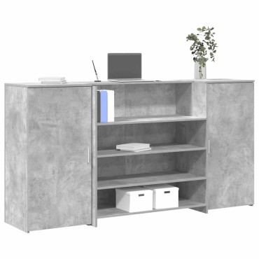 vidaXL Γραφείο υποδοχής 200x50x103,5cm Επεξεργασμένο Ξύλο 1 τεμ.