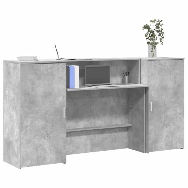 vidaXL Γραφείο υποδοχής 200x50x103,5cm Επεξεργασμένο Ξύλο 1 τεμ.