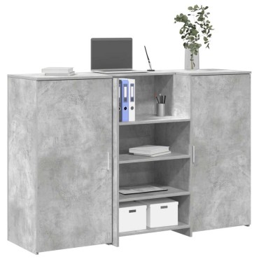 vidaXL Γραφείο υποδοχής 155x50x103,5cm Επεξεργασμένο Ξύλο 1 τεμ.