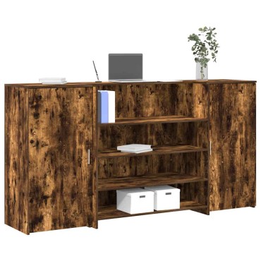 vidaXL Γραφείο υποδοχής 200x50x103,5cm Επεξεργασμένο Ξύλο 1 τεμ.