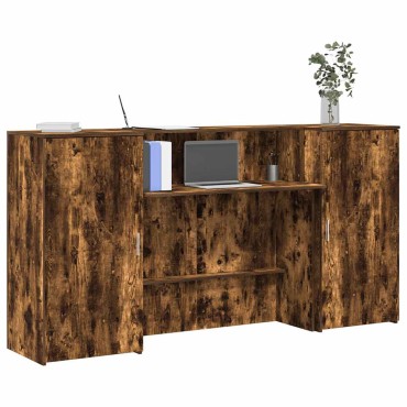vidaXL Γραφείο υποδοχής 200x50x103,5cm Επεξεργασμένο Ξύλο 1 τεμ.