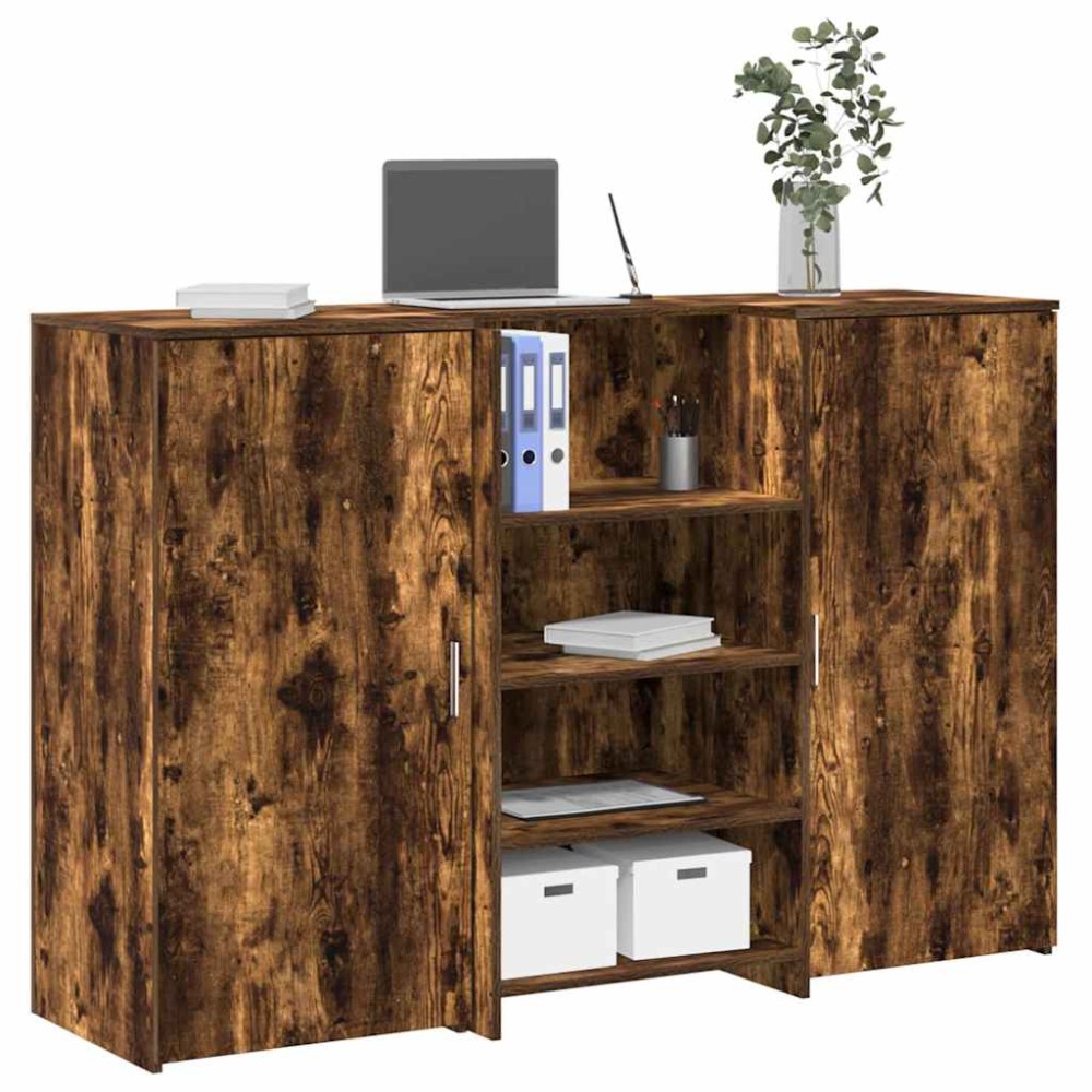 vidaXL Γραφείο υποδοχής 155x50x103,5cm Επεξεργασμένο Ξύλο 1 τεμ.