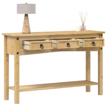 vidaXL Τραπέζι Κονσόλας "Corona" 114x34,5x73cm από Μασίφ Ξύλο Πεύκου 1 τεμ.