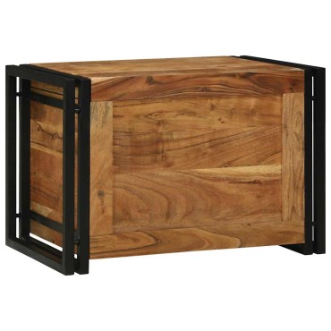 vidaXL Κουτί αποθήκευσης 60x40x41cm Στερεό Ξύλο Ακακίας