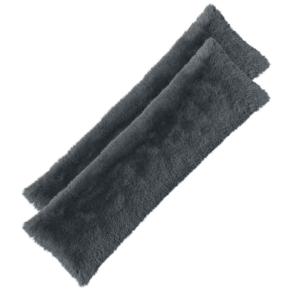 vidaXL Μαξιλάρι με μαξιλάρι HEERLEN 2 τεμ. Ανθρακί PV Φλίς
