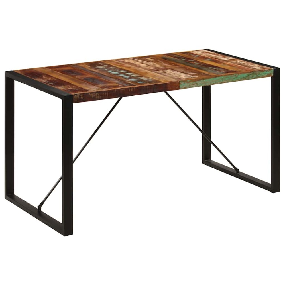 vidaXL Τραπεζαρία 140x70x75cm από Μασίφ Ανακυκλωμένο Ξύλο 1 τεμ.