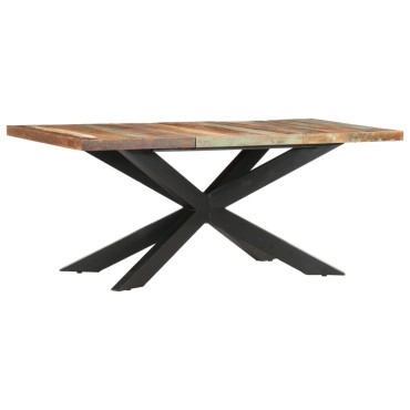 vidaXL Τραπεζαρία 180x90x76cm από Μασίφ Ανακυκλωμένο Ξύλο 1 τεμ.