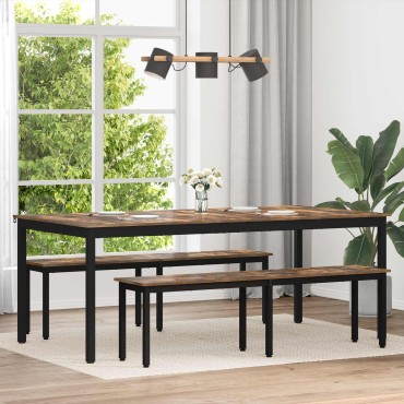 vidaXL Τραπεζαρίες 200x100x75cm Επεξεργασμένο Ξύλο Ορθογώνιος