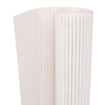 vidaXL Φράχτης Κήπου Λευκό 150x500cm PVC