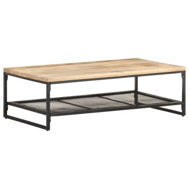 vidaXL Τραπεζάκι Σαλονιού 110x60x35cm από Μασίφ Ξύλο Μάνγκο 1 τεμ.