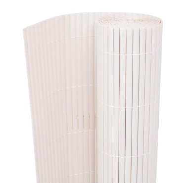 vidaXL Περίφραξη Κήπου Διπλής Όψης Λευκή 90x300cm