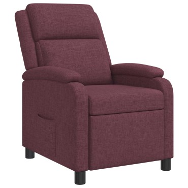 vidaXL Αναπαυτική Καρέκλα Μοβ Ύφασμα 66x95x100cm 1 τεμ.