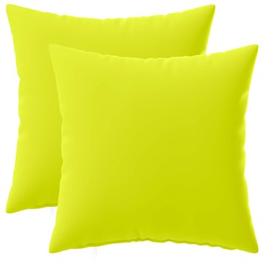 vidaXL Κάλυμμα Μαξιλαριού 2 pcs HEERLEN Φωτεινό Πράσινο 30 x 30 cm