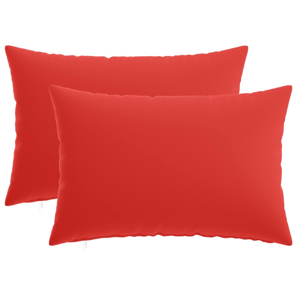 vidaXL Κάλυμμα Μαξιλαριού 2 pcs HEERLEN Κόκκινο 40 x 60 cm Πολυεστέρας