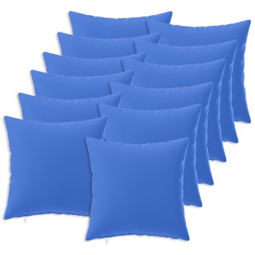 vidaXL Κάλυμμα Μαξιλαριού 12 pcs HEERLEN Βασιλικό Μπλε 50 x 50 cm