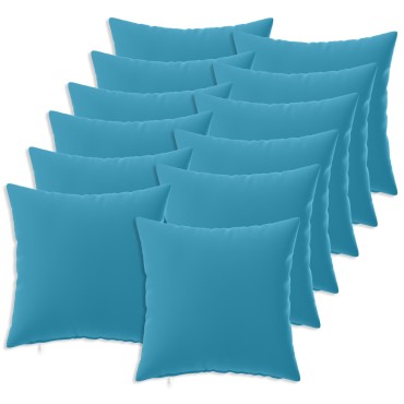 vidaXL Κάλυμμα Μαξιλαριού 12 pcs HEERLEN Γαλάζιο 50 x 50 cm