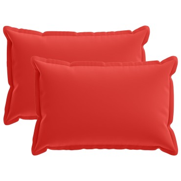 vidaXL Κάλυμμα Μαξιλαριού 2 τμχ. HOUTEN Κόκκινο 40 x 60 cm Πολυεστέρας