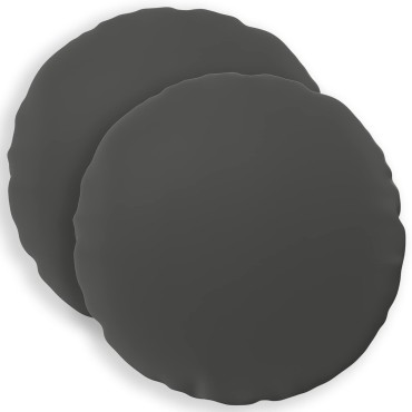 vidaXL Κάλυμμα Μαξιλαριού 2 pcs HEERLEN Ανθρακί Ø 30 cm Πολυεστέρας