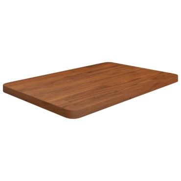 vidaXL Πάγκος Μπάνιου Σκ. Καφέ 60x40x2,5 εκ. Επεξ. Μασίφ Ξύλο