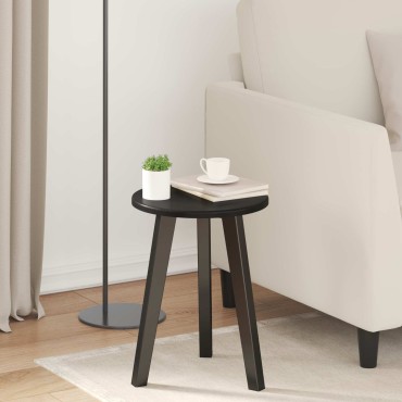 vidaXL Καπάκι τραπεζιού 30x1,5cm Γύρος Επεξεργασμένο Ξύλο Μαύρο