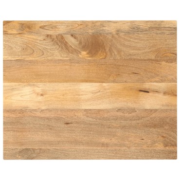 vidaXL Επιφάνεια Τραπεζιού Ορθογώνια 100x80x2,5cm από Μασίφ Ξύλο Μάνγκο 1 τεμ.