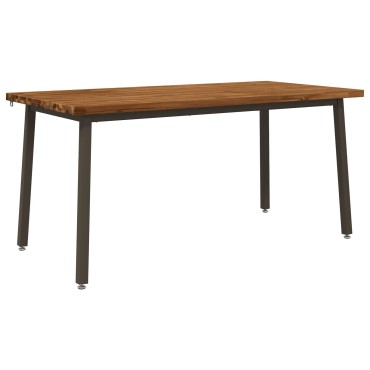 vidaXL Τετράγωνο Τραπέζι Φαγητού 160x70x75cm Στερεό Ξύλο Ακακίας 1 τεμ.