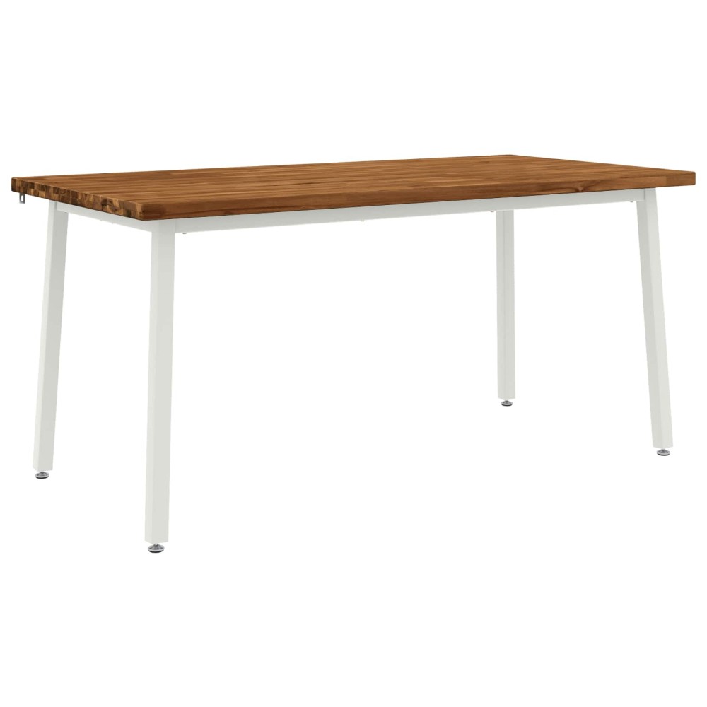 vidaXL Τετράγωνο Τραπέζι Φαγητού 160x70x75cm Στερεό Ξύλο Ακακίας 1 τεμ.