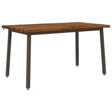vidaXL 120x90x75cm Στερεό Ξύλο Ακακίας Φυσικό και Καφέ