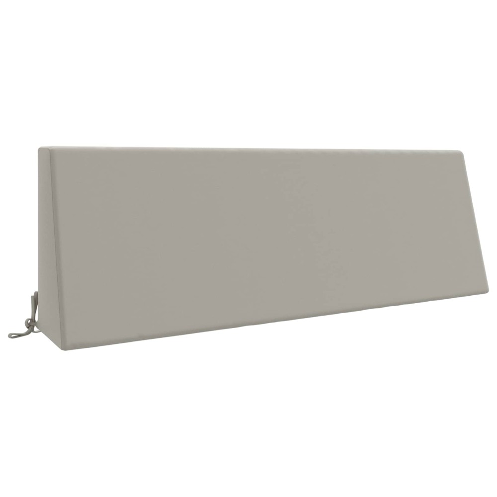 vidaXL Μαξιλάρι πλάτης SOEST 100% Πολυεστέρας Γκρι 120x20x40cm