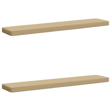 vidaXL Μαξιλάρια Πάγκου 2 Τεμαχίων VUGHT 2 pcs 100% Πολυεστέρας Μπεζ