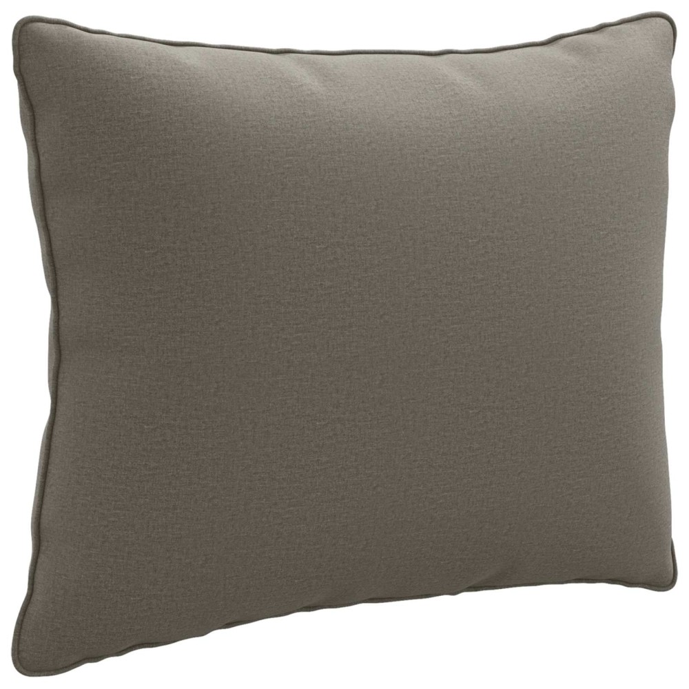 vidaXL 1-Τεμαχίου Μαξιλάρι Πλάτης PUTTEN 100% Πολυεστέρας Γκρι